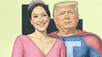 Princess Awesome and Donald Trump | lllustration: Eddie Marshall | Midjourney | Grok