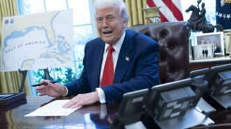 Donald Trump sits in the Oval Office |  Sipa USA/Newscom